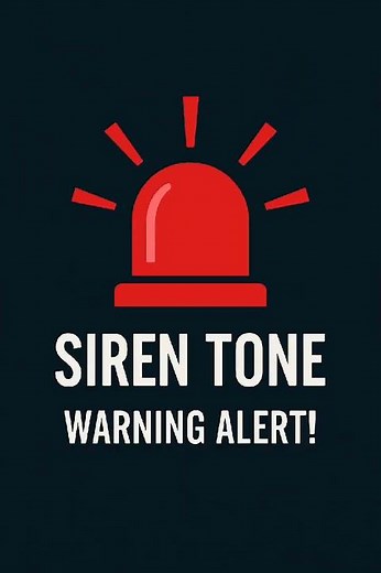 🚨 Intense Emergency Siren Sound – Warning Alert! 🔊🔥" #Soundeffects #subscribe