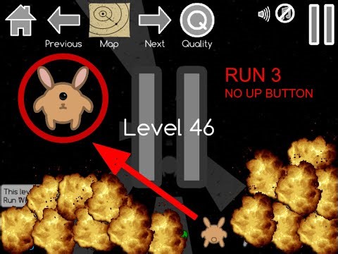 Run 3 No Up Button - Level 46