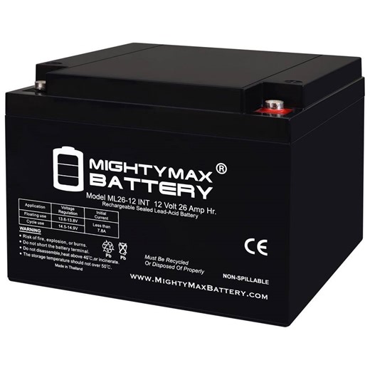 Reviews for MIGHTY MAX BATTERY 12-Volt 26AH INT Replacement Battery Compatible with Tzora Titan Scooter | Pg 1 - The Home Depot