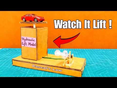How to Make a Hydraulic Lift | School Science DIY STEM Project