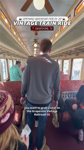 Ride a Vintage Train in Grapevine, Texas: Historic Railroad Experience