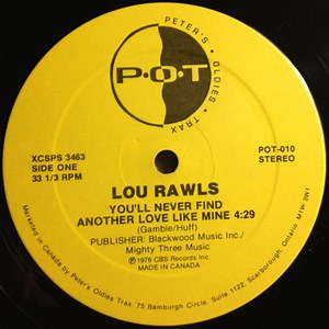 Lou Rawls / Billy Paul - You'll Never Find Another Love Like Mine / Me & Mrs. Jones