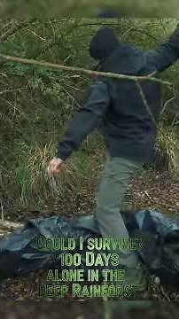 Could I SURVIVE? 100 Days Alone in the Deep RainForest?