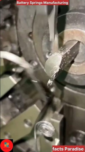 How Are Battery Springs Manufactured?#contactsprings#batterysprings #ytshorts