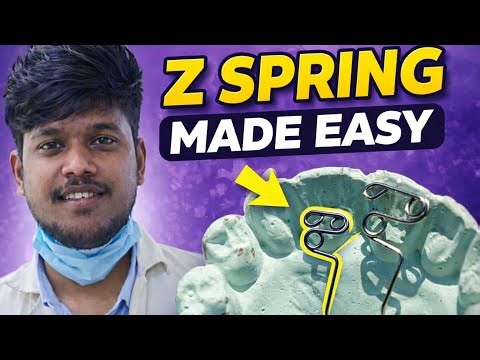 Z Spring in Orthodontics | z spring| wire bending