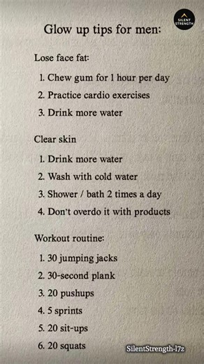 Glow Up Tips for Men 💪🔥 Simple Routine That Actually Works #MensHealth