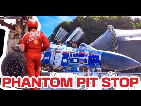 Changing a real F-4 Phantom II Tyre | Aircraft Restoration