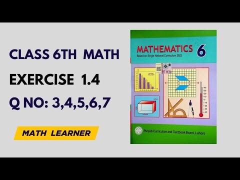Class 6 Math Exercise 1.4 Question 3 4 5 6 7 Complete Solution