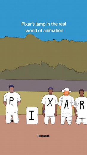 Pixar's lamp in the real world of animation(4k animation meme) #pixar#viral #animation #pov #pixarlamp #fun#2danimation