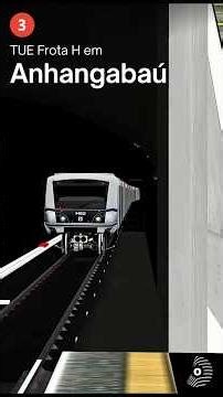 OpenBVE: TUE FROTA H em ANHANGABAÚ! Linha 3 Vermelha #ohama #train #openbve