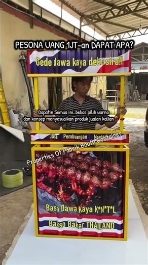 Punya Uang 1jtan Dapat Aneka Model Booth Lipat Terbuka langsung jadi pengusaha kaya raya Bebas pilih