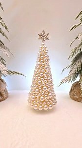 DIY ÁRBOL DE NAVIDAD DE PERLAS #navidad #diynavidad