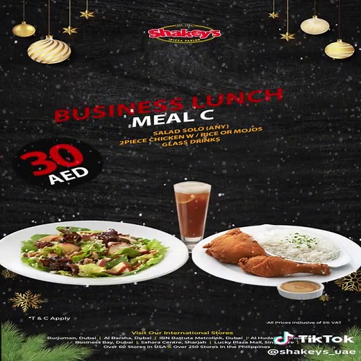 Delicious Business Lunch Combos at Shakey's - Order Online Now!