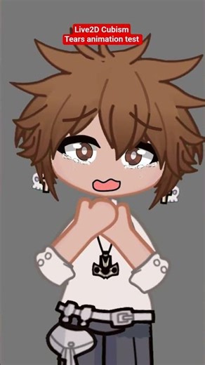 Tears animation test - Live2D Cubism #GachaWorldTalent#gacha#gachalife #gachaedit #gachaclub
