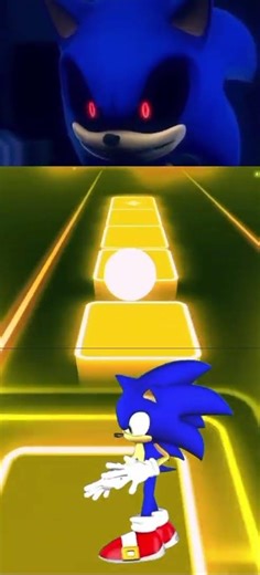 The Comparison: Sonic EXE vs. The Hardest Song! 😈 #gaming #sonicexe #tileshop #tilesmaster #shorts