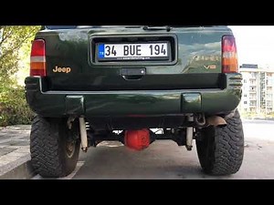 Jeep Grand Cherokee 5.2 V8 Sound straight pipe Compilation