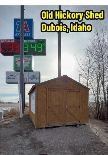 Old Hickory Shed #shed #reststop #dubois #idaho #sheddealerbot
