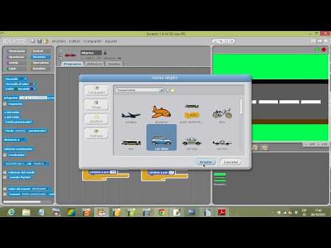 Carrera de autos en Scratch