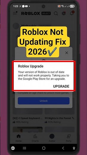 Fix Roblox Upgrade Problem Solved | Roblox Not Updating Fix 2026 #robloxgame