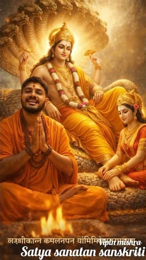 vishnu Stuti-2 laxmikantam kamalnayanm #जयश्रीराम #sanatandharma Powerful mantras