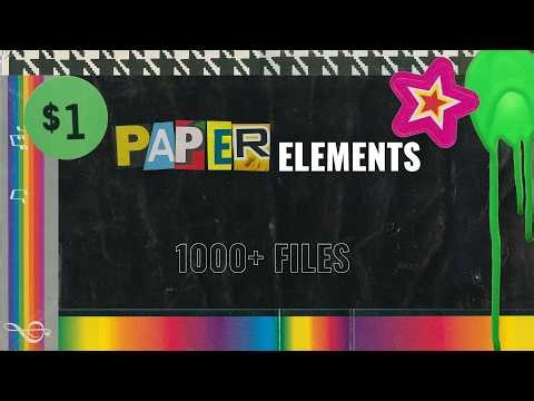 VINTAGE PAPER TEXTURES, OVERLAYS & ELEMENTS
