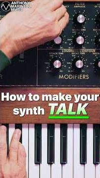 How to make your synth TALK #moog #synth #vintage #gearporn #learn
