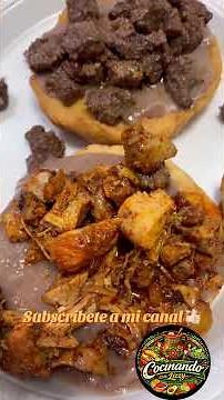 “Sopes Deliciosos ❤️ de Asada y Adobado” Estilo Ranchero!! #comidamexicana #cocinaconsabor