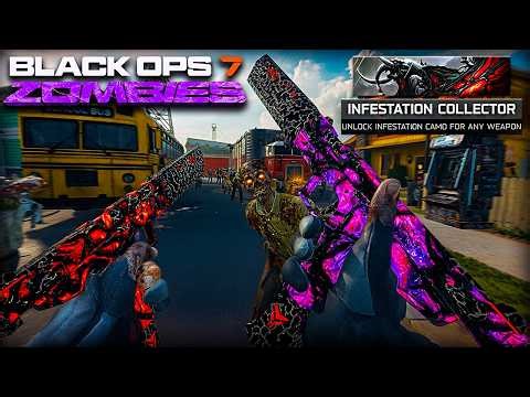 I FINALLY Unlocked the INFESTATION Camo in Black Ops 7 Zombies!