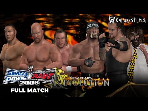 WWE SVR 2006 | Elimination Chamber: The Rock, Stone Cold, HHH, Hollywood Hogan, Undertaker, Mankind