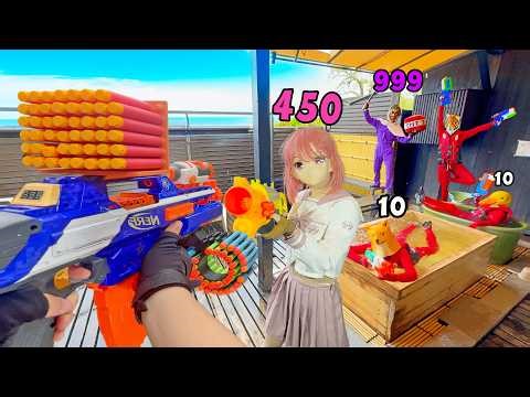 Nerf War | Amusement Park Battle 151 (Nerf First Person Shooter)