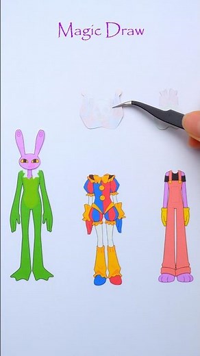 So Hoppy Rabbit The Amazing Digital Circus / Which head is compatible? #shorts