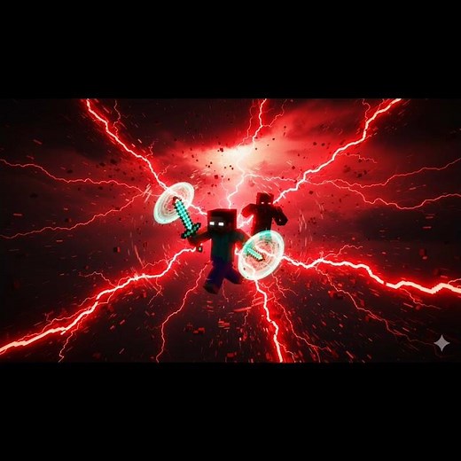 Herobrine vs Entity 303 – Epic Sky Battle | Ultra 3D Minecraft Fight Cinematic