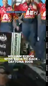 BYRON WINS BACK-TO-BACK | William Byron wins the Daytona 500 for the second time in a row. | CBS 12 News