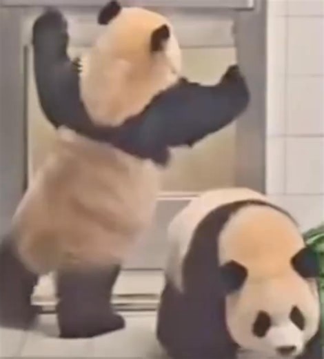 操心的辉 #萌宠成精了 #睿宝辉宝 | Panda Fu Bao