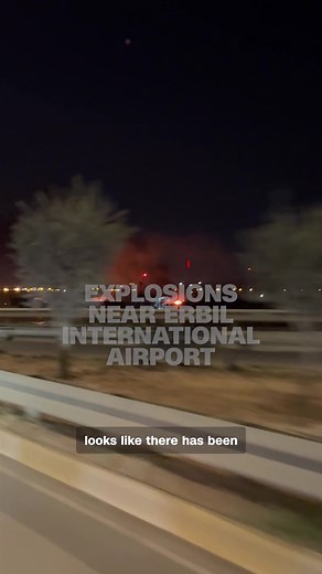 CNN’s Clarissa Ward reports from Iraq’s Kurdish region where flames and smoke can be seen near the Erbil Air Base, which hosts a contingent of US troops.