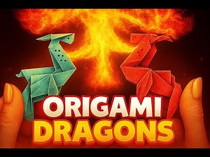 DIY Origami Dragons | Fiery Paper Creatures | Fantasy Craft Tutorial