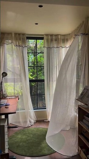 The Secret to an Aesthetic Home? These Minimalist French Curtains | Shop Now 🖤 #curtain #homedecor