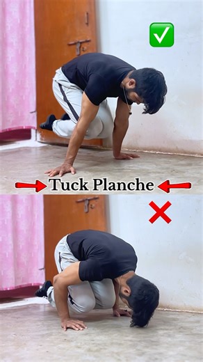 How to do?✅ (Tuck Planche, Planche Lean, Planche Pseudo Push-up) #shorts #calisthenics #tutorial