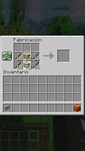 COMO HACER / CRAFTEAR UNA PUERTA DE VALLA EN MINECRAFT #short #gaming #minecraft #tutorial
