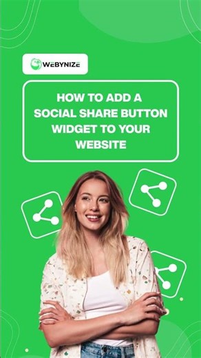 How to add a Social Share Button widget to your website