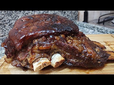 🔴COSTELA DE FORNO SIMPLES SUCULENTA SABOROSA MUITO FÁCIL DE FAZER CHEGA DERRETER