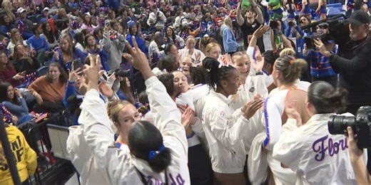 The Gator “Edge”: The Florida gymnastics team edges No. 4 Alabama by a difference of 0.150.