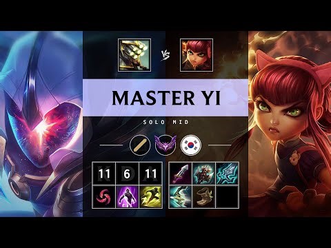 Master Yi Mid vs Annie - KR Master Patch 25.17