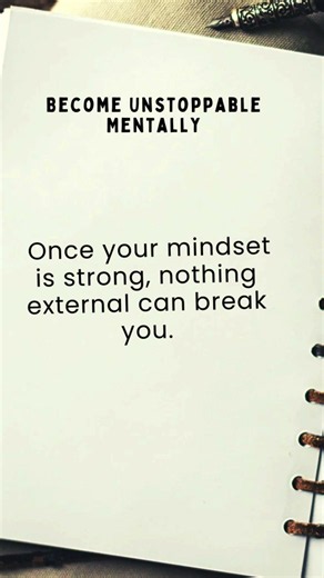 Become Unstoppable Mentally #quotes #motivation #inspiration #shorts #life #reels