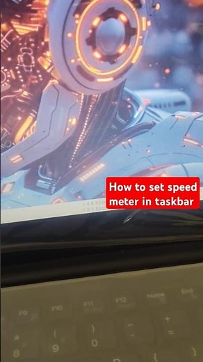 How to set net speed meter in taskbar windos 10 windows 12 #dearmanish