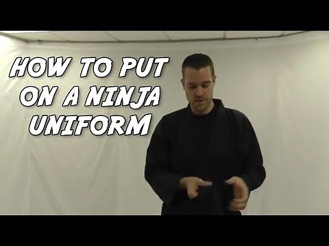 How to Put On a Ninja Uniform - KarateMart.com
