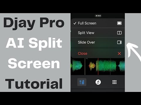 Djay Pro AI Split Screen Tutorial
