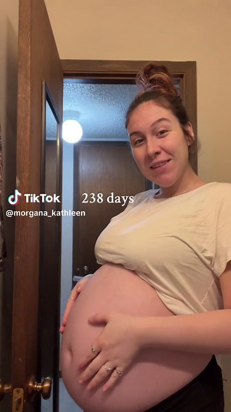 I’ve been WAITING to do this trend😂😭 im so excited. #fyp #momsoftiktok #pregnant #34weekspregnant #pregnanttiktok #fypシ゚viral