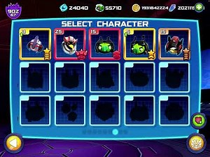Angry bird transformers all characters unlocked