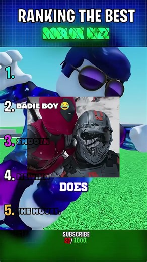 10/10 Roblox Rizz? 🤨🔥 #ranking